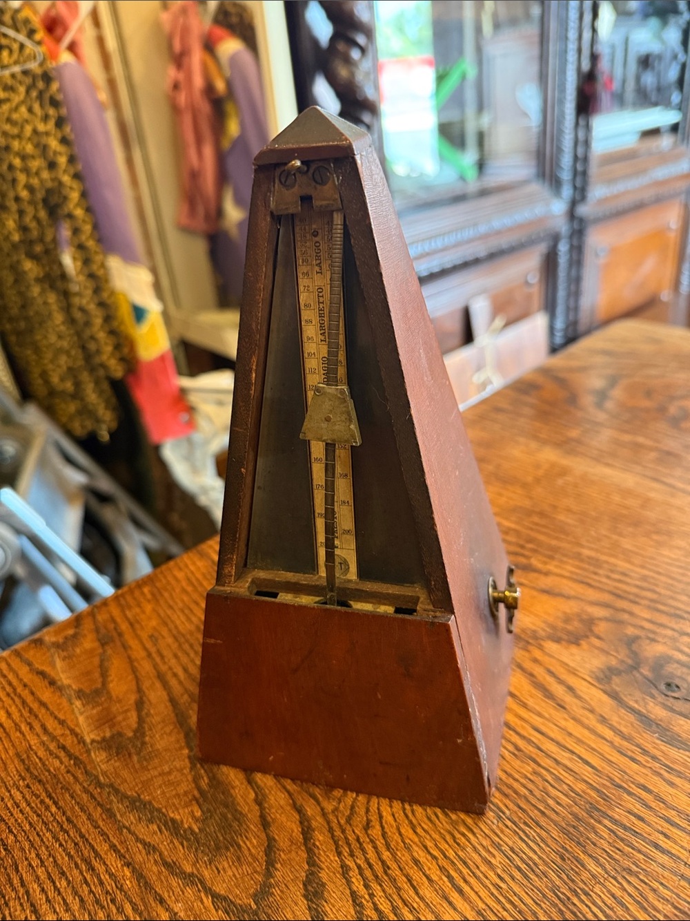 vintage mechanical metronome